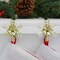 Haute Decor MantleClip Stocking Holders with Removable ZINC Alloy/Winter and Christmas Holiday Icons (2-Pack Snowflake)